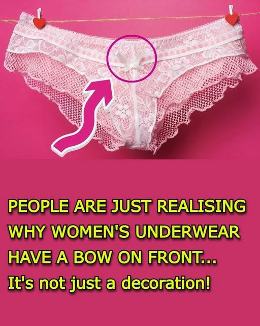 Why Women’s Underwear Have A