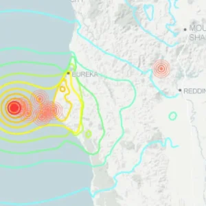 Tsunami in California and