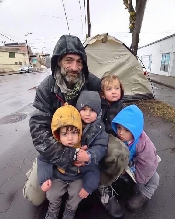 A Father Of 4 Who Lives In A Tent,