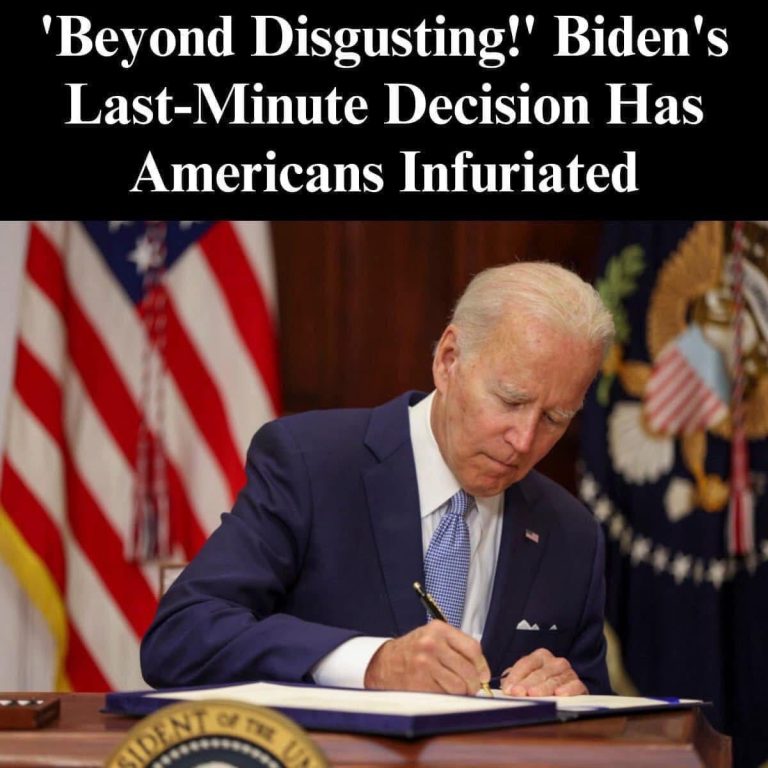 ‘Disgusting!’: Biden Slammed By