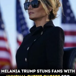 All eyes were on Melania at the former president’s