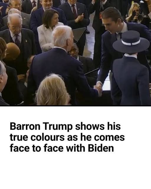 Barron Trump shows his true colours