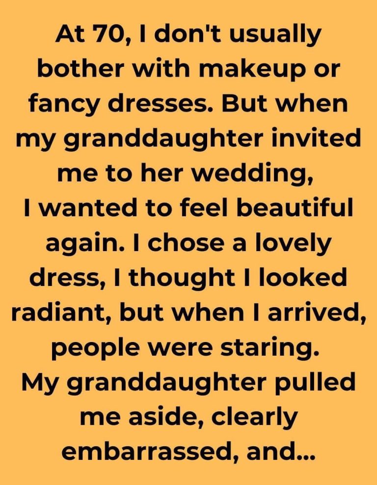 I Left My Granddaughter’s Wedding After