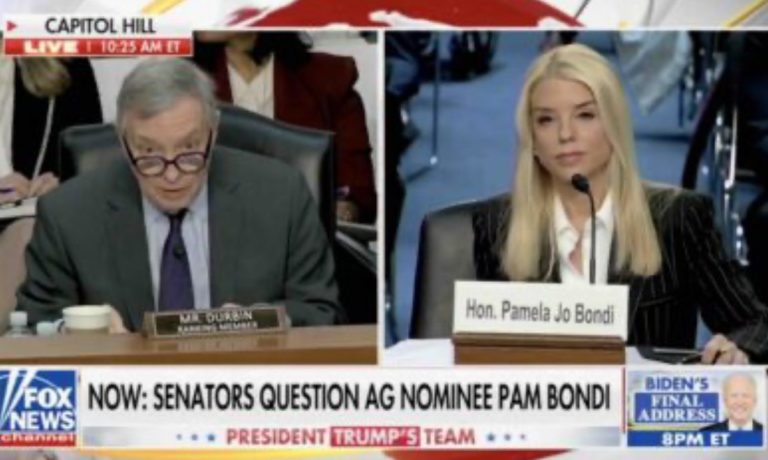 WATCH: Pam Bondi Confronts