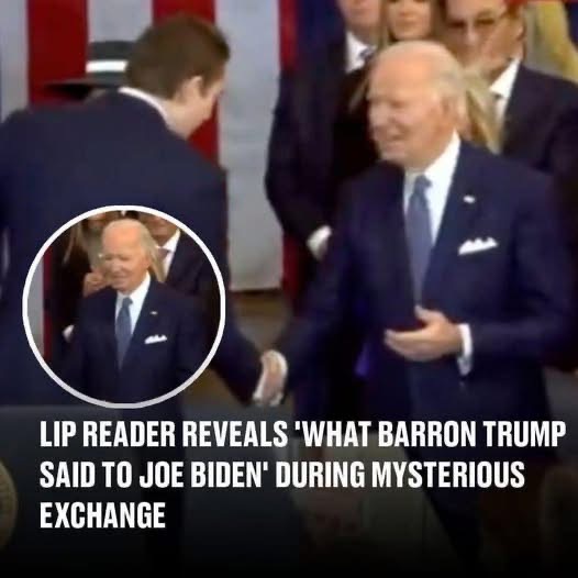 “What Barron Trump Said To Joe Biden”