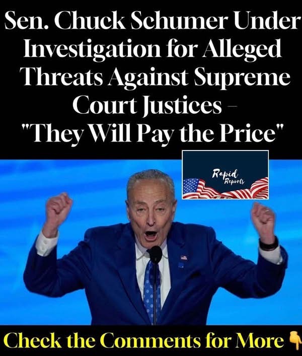 Sen. Chuck Schumer Under Investigation for