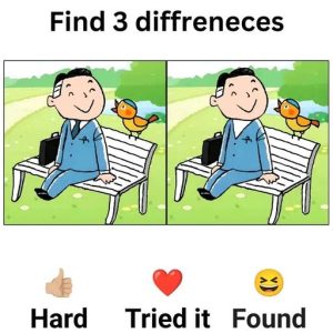 Find 3 Differences in the Picture