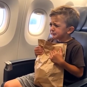 In the airplane restroom, I discovered a…