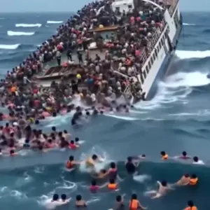 The middle of the ocean!