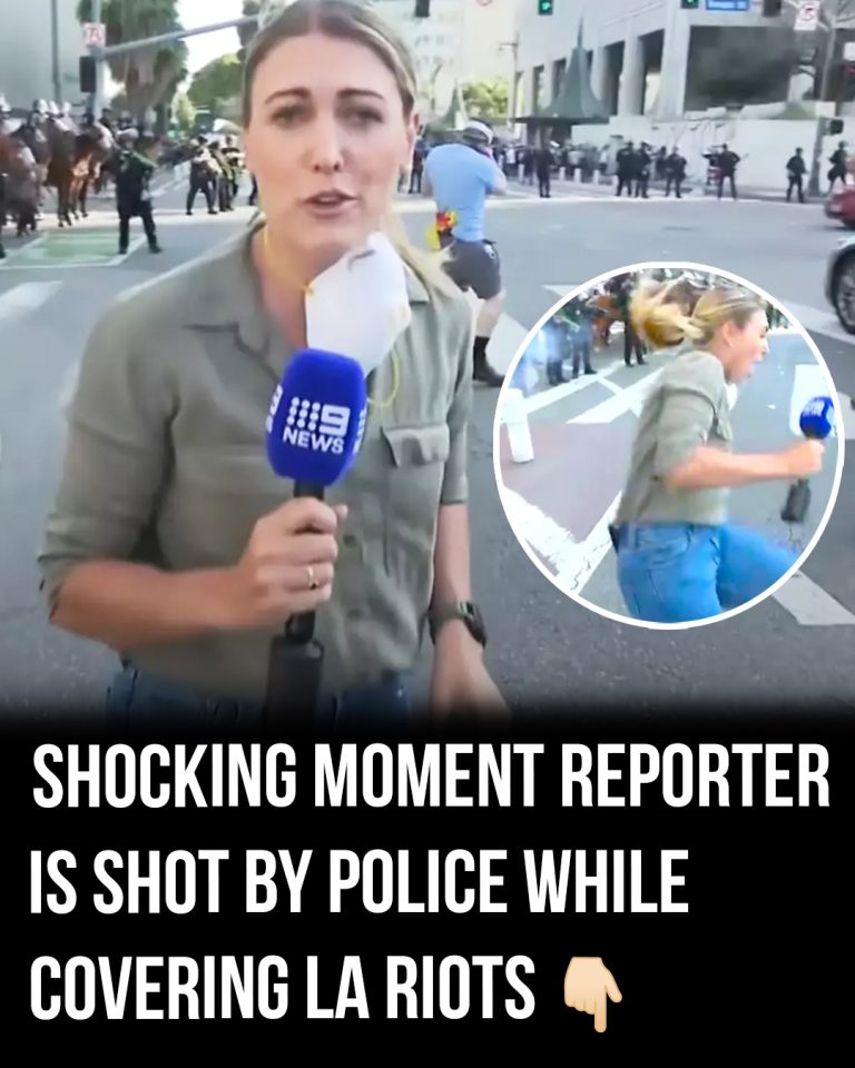 Reporter sh.ot by police while filming LA riots
