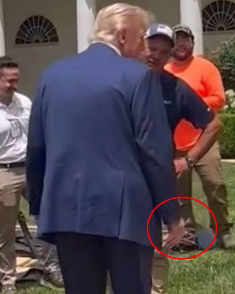 Fans spot ‘catheter’ in Trump’s pants