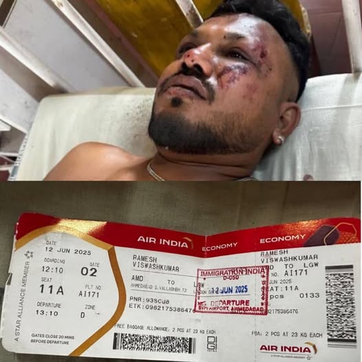 British man is only passenger to survive