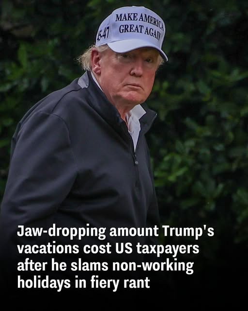 Eye-watering total of Trump’s getaways paid