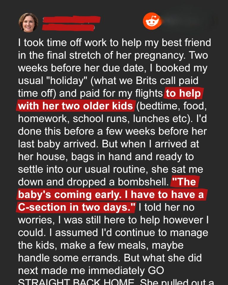 I Flew In to Help My Best Friend Before Labor—But What