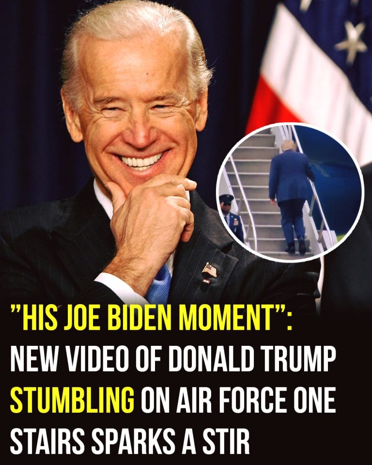 Déjà vu: Trump stumbles on Air Force