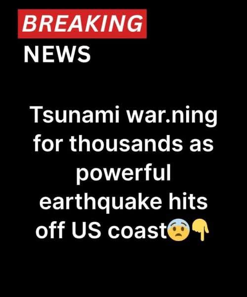 Tsunami Warning