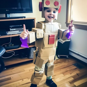 Boy Bullied for Homemade Halloween Costume Until Principal Wears