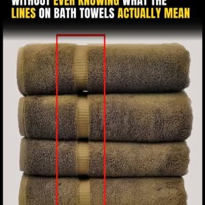 Most People Have No Idea What The Lines On Bath Towels
