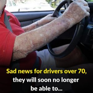 Sad news for drivers over 70,