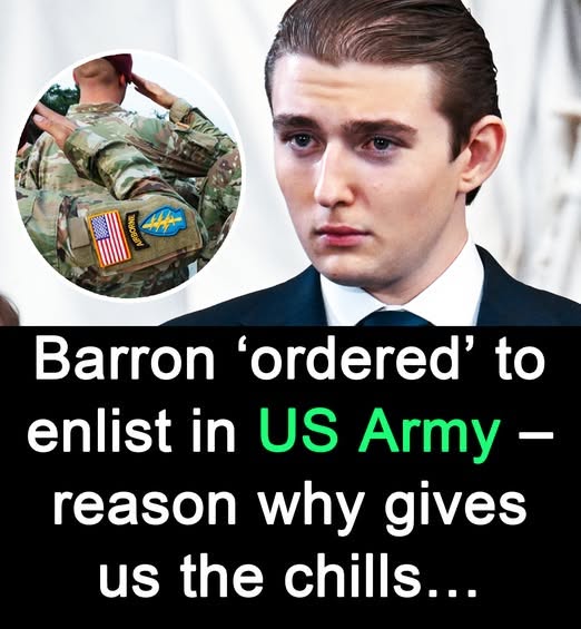 Social media demands Barron Trump enlists in US Army