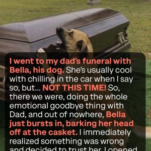 Dog Barks at Father’s Funeral