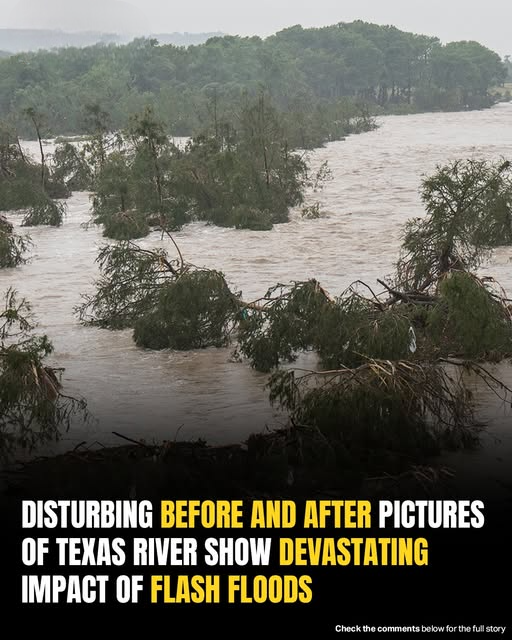 Disturbing Before And After Pictures Of Texas River Show