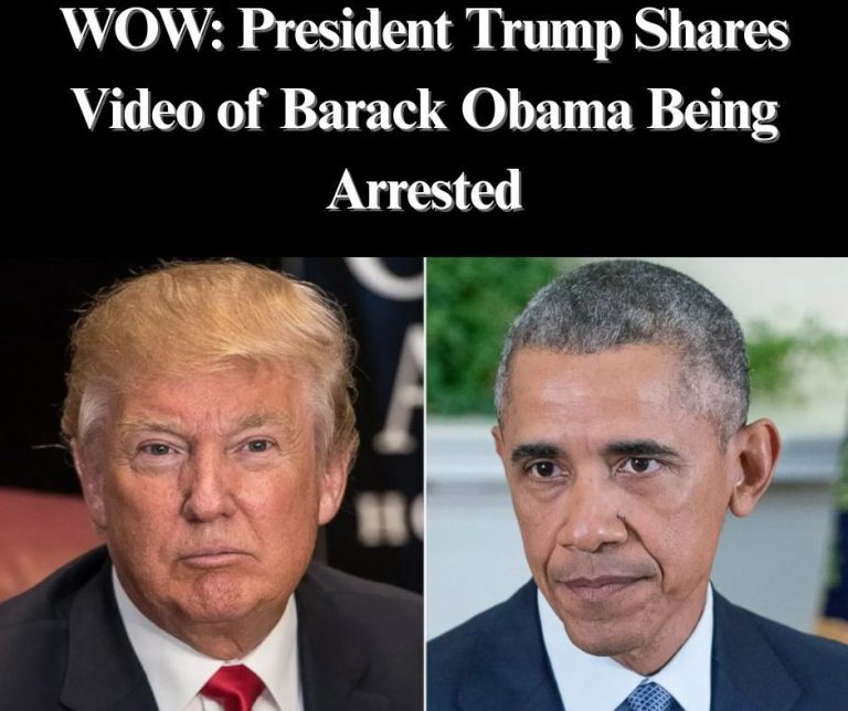 Trump Shares AI Video Of Obama Being Arrested