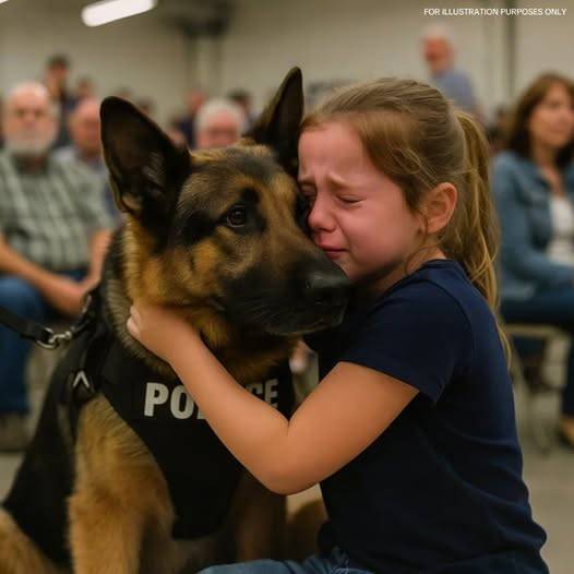 Little Girl Walks Into Police Dog Auction Alone