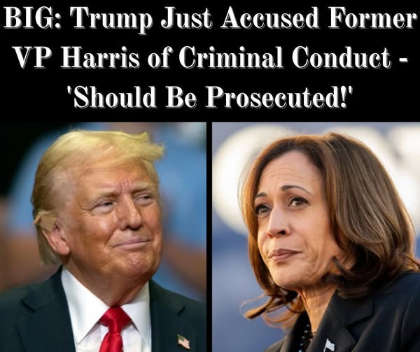 Trump Suggests Former VP Harris Broke Campaign