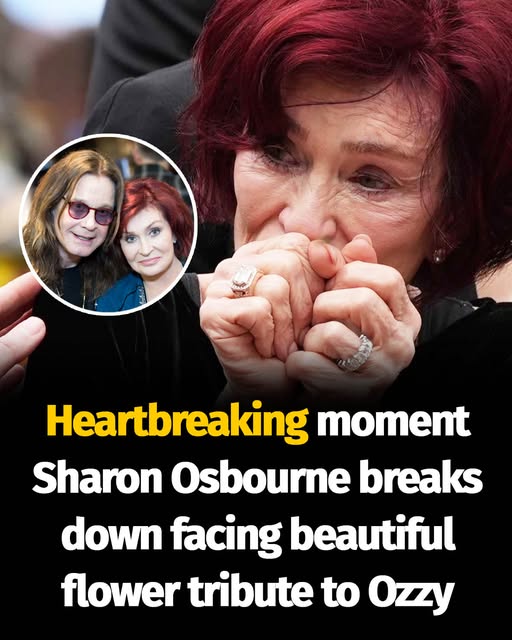 Sharon Osbourne breaks down in tears when reading fans