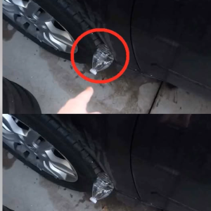 What a Plastic Bottle on Your Tire Could Be Signaling