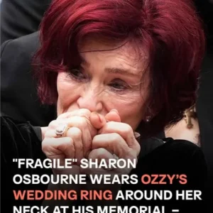 Sharon Osbourne Breaks Down at Ozzy’s Memorial,