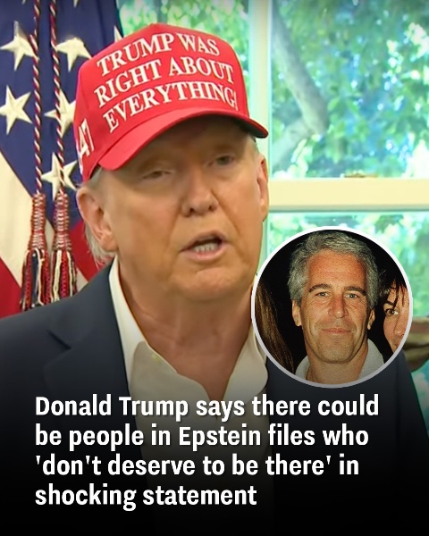 Donald Trump claims some names in the Epstein