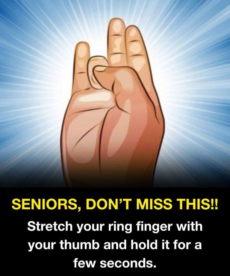 Stretch your ring finger with your thumb and hold it for a few seconds.