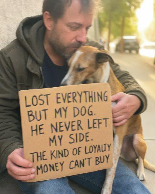 I SLEPT UNDER A BRIDGE — BUT MY DOG KEPT ME WARM,