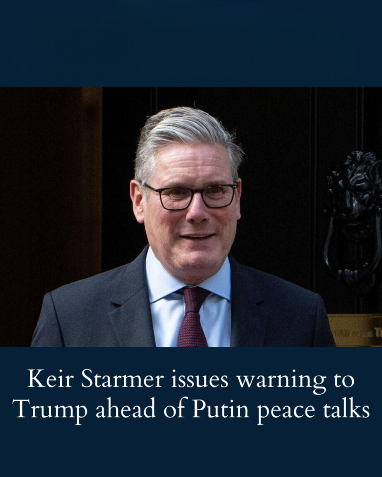 Keir Starmer issues warning to Trump ahead of Putin peace talks