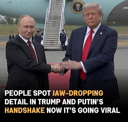 Trump and Putin’s Handshake Goes Viral After People Notice Jaw
