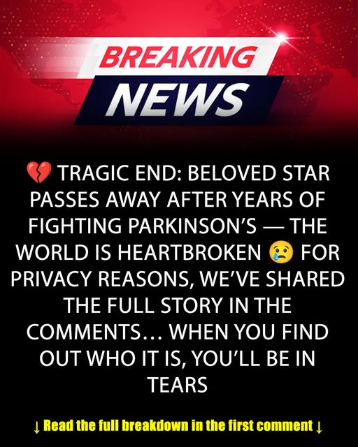 We had to say goodbye to a legendary actor