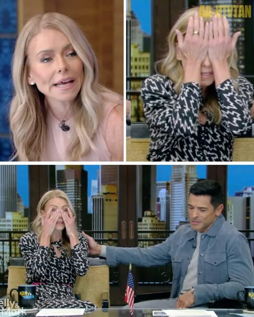 Kelly Ripa Breaks Down as Mark Consuelos Announces