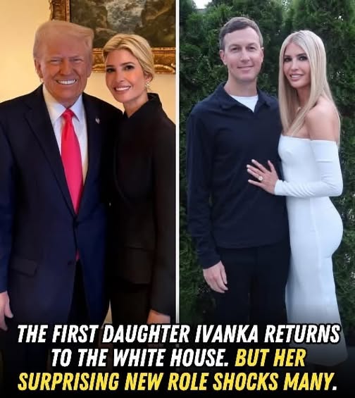 Ivanka Trump heads back to the White House,