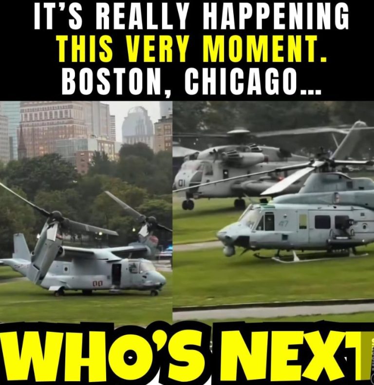WATCH: Sikorsky CH-53 Stallion Lands in Boston