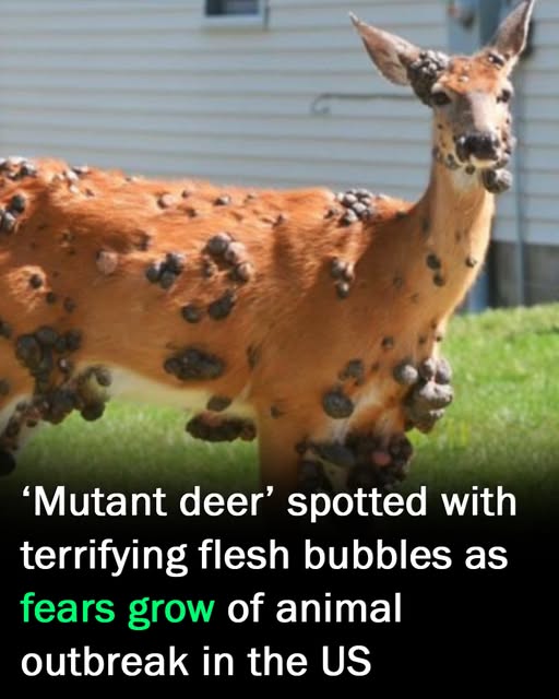 ‘Mutant deer’ with bubble skin sparks outbreak