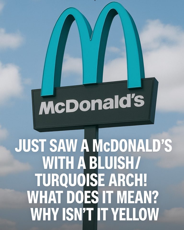 Why One McDonald’s Has Turquoise Arches