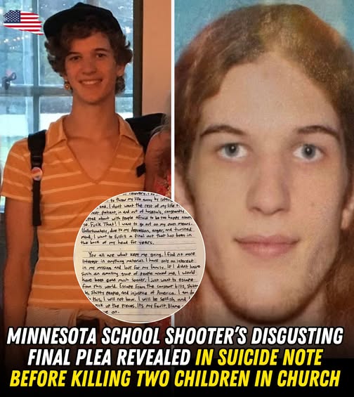 Minnesota school shooter’s chilling suicide note revealed before