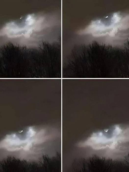 My brother took this photo about 21 km from our house: