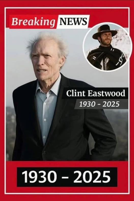 HT9. 30 minutes ago in California, Clint Eastwood