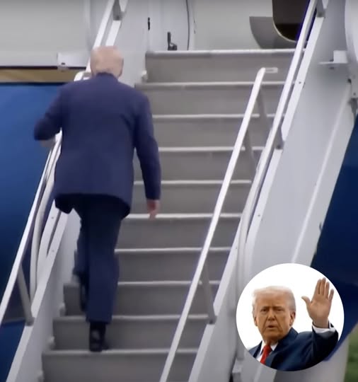 Video of Trump Boarding Air Force One Draws