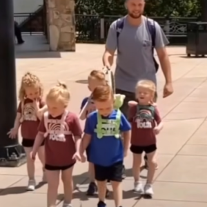 Dad Shamed Online for Using Leashes on