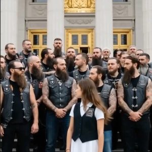 47 Bikers Filled the Courthouse