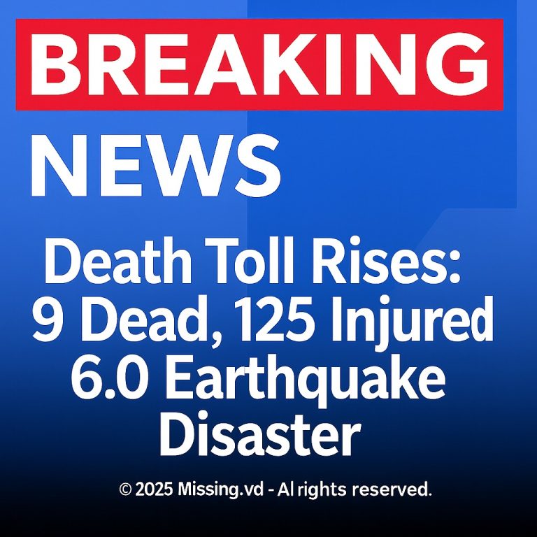 6.0 Magnitude Earthquake Shakes